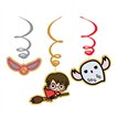 6PC HARRY POTTER SWIRL DECORATIONS