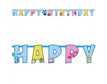 BLUE'S CLUES LETTER BANNER