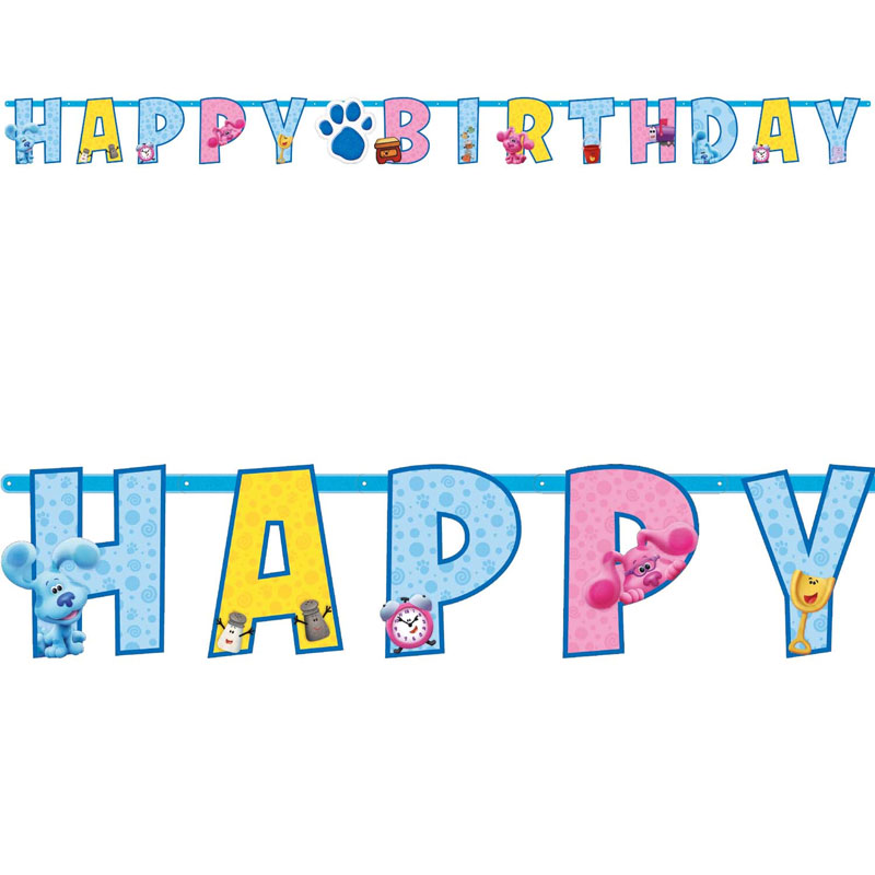 BLUE'S CLUES LETTER BANNER