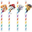 8PK PAW PATROL PAPER STRAWS