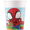 8PK 200ml SPIDEY AND FRIENDS PAPER CUPS