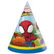 6PK SPIDEY AND FRIENDS PARTY HATS