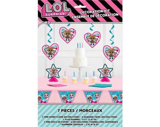 7PC LOL DECORATION KIT