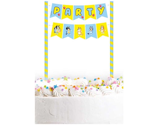 BLUEY CAKE BUNTING