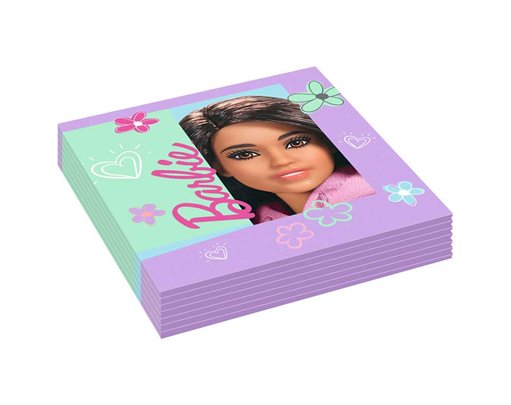 16PK BARBIE SWEET LIFE LUNCH NAPKINS