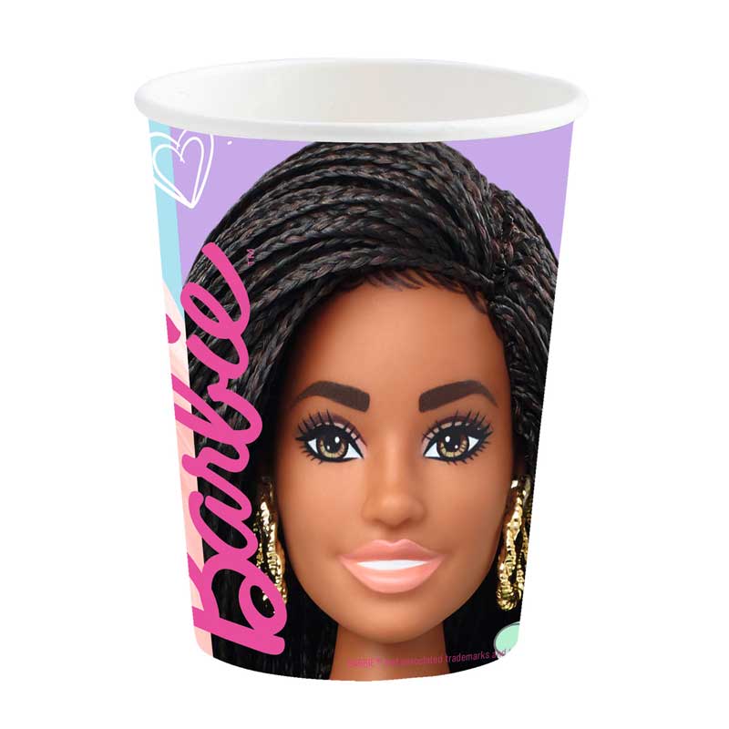 8PK 237ml BARBIE SWEET LIFE CUPS