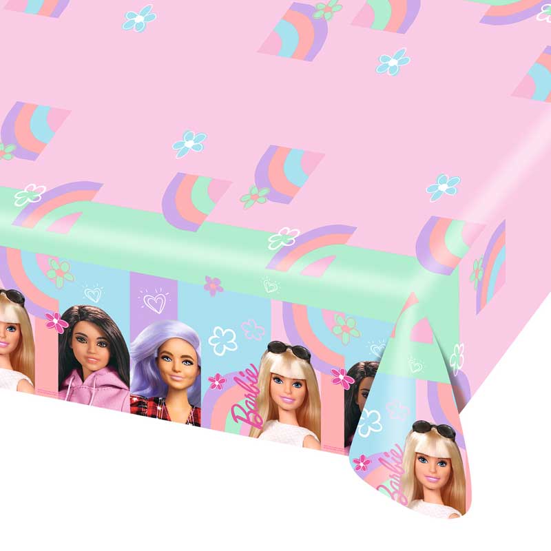 BARBIE SWEET LIFE PAPER TABLECOVER