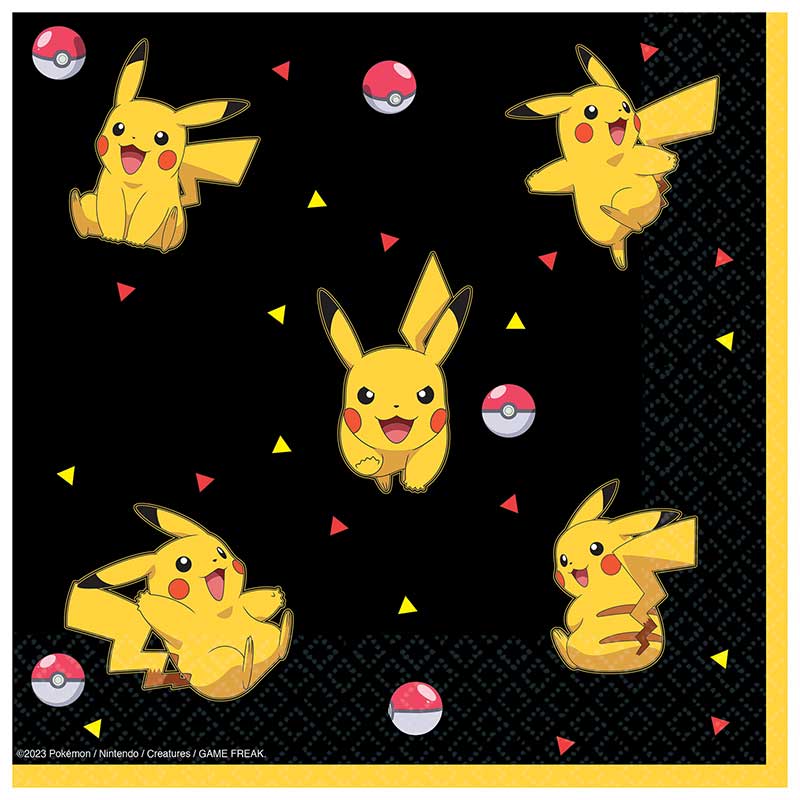 16PK POKEMON PAPER NAPKINS