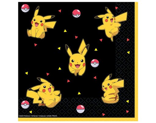 16PK POKEMON PAPER NAPKINS