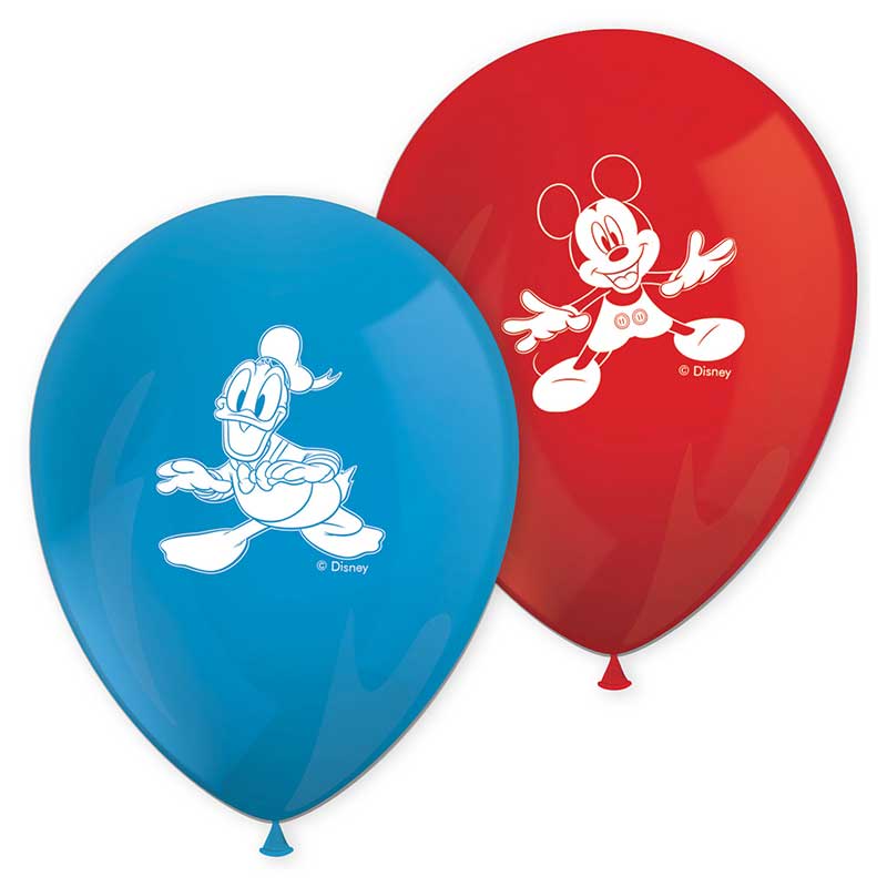 8PK MICKEY ROCK THE HOUSE BALLOONS