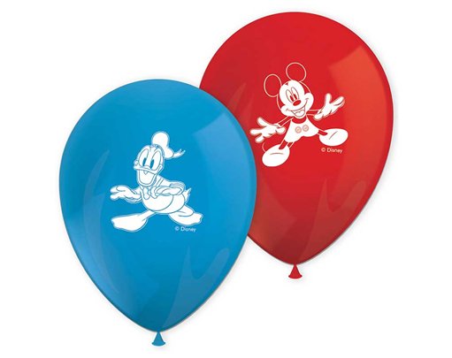 8PK MICKEY ROCK THE HOUSE BALLOONS