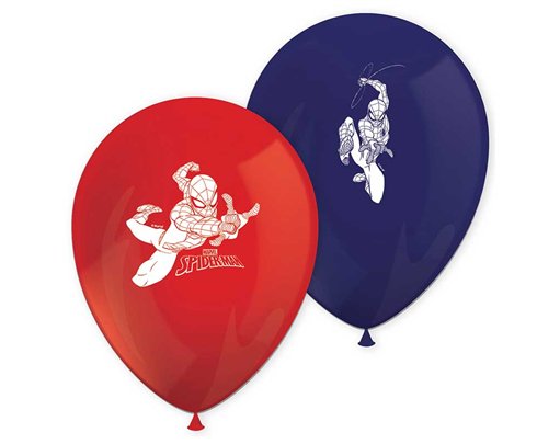 8PK SPIDERMAN CRIME FIGHTER BALLOONS