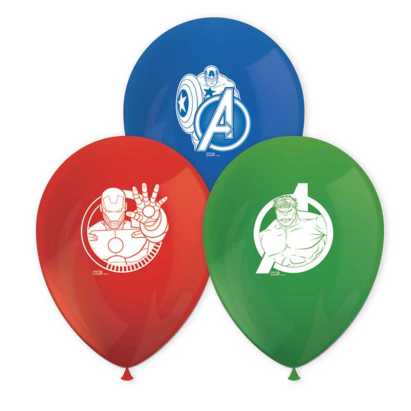 8PK AVENGERS INFINITY STONES BALLOONS