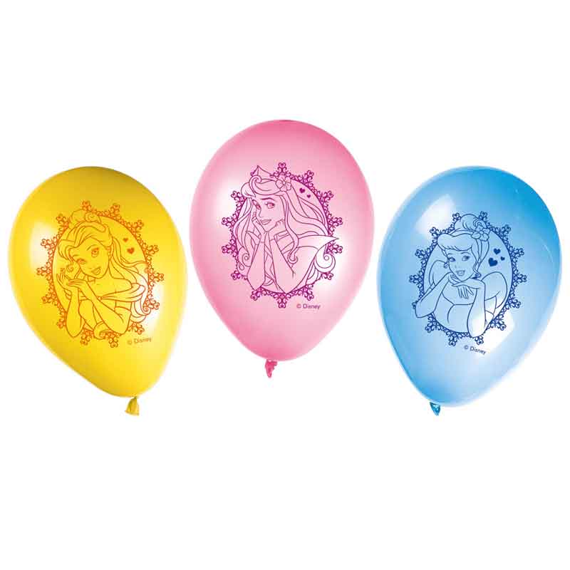8PK PRINCESS LIVE YOUR STORY BALLOONS