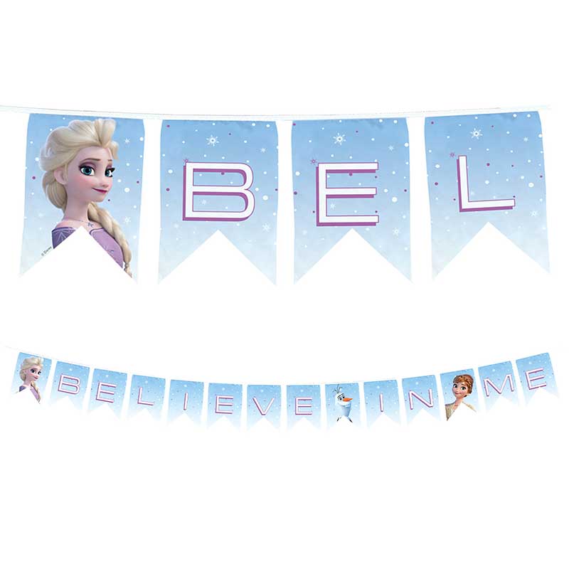 FROZEN II WIND SPIRIT REUSABLE LETTER BANNER
