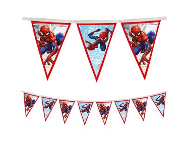 SPIDERMAN CRIME FIGHTER REUSABLE FLAG BANNER