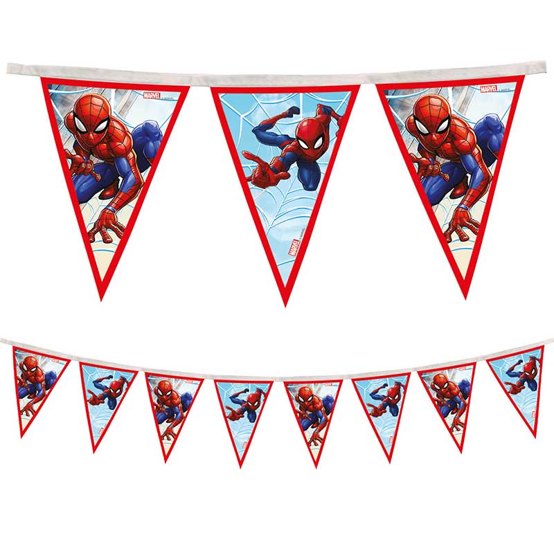 SPIDERMAN CRIME FIGHTER REUSABLE FLAG BANNER