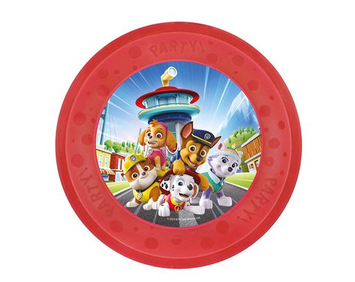 21CM PAW PATROL RESCUE HEROES REUSABLE PARTY PLATE