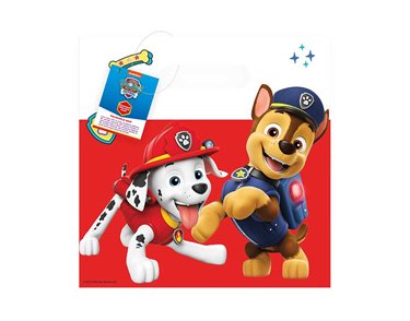 4PK PAW PATROL RESCUE HEROES REUSABLE PARTY BAGS
