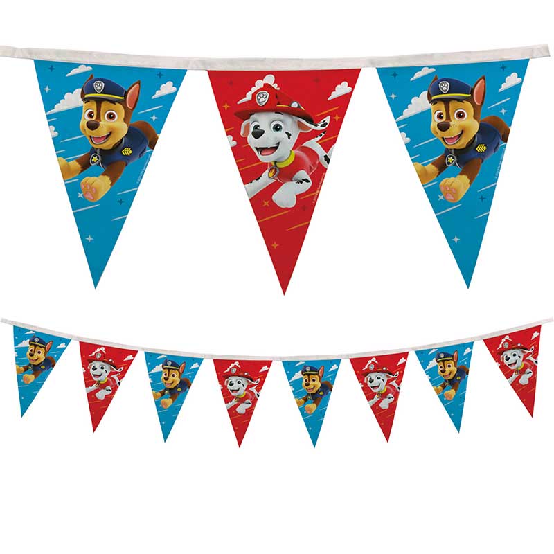 PAW PATROL RESCUE HEROES REUSABLE FLAG BANNER