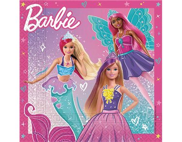 20PK BARBIE FANTASY NAPKINS