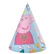 6PK PEPPA PIG MESSY PLAY PAPER HATS