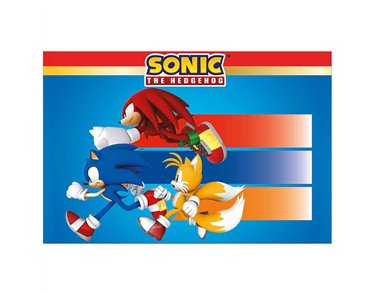 SONIC PLASTIC TABLECOVER