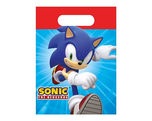 4PK SONIC PAPER PARTY BAGS