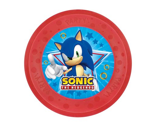 21cm SONIC REUSABLE PARTY PLATE