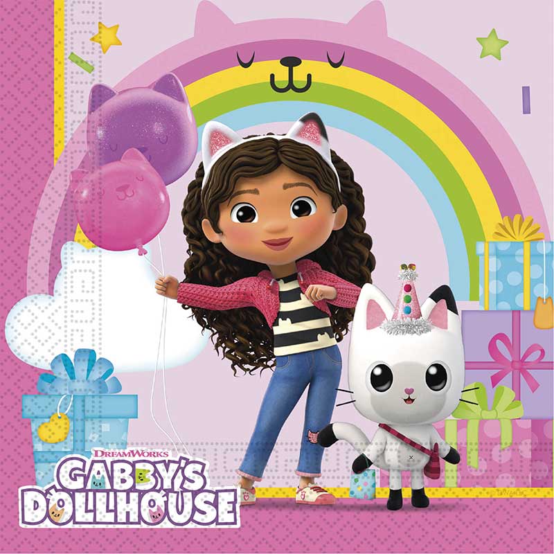 20PK GABBY'S DOLLHOUSE NAPKINS