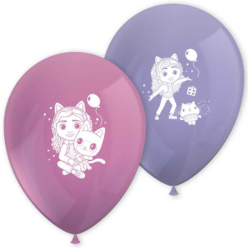 8PK GABBY'S DOLLHOUSE BALLOONS