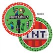 8PK 23cm MINECRAFT PAPER PLATES