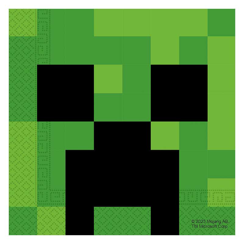 20PK MINECRAFT NAPKINS