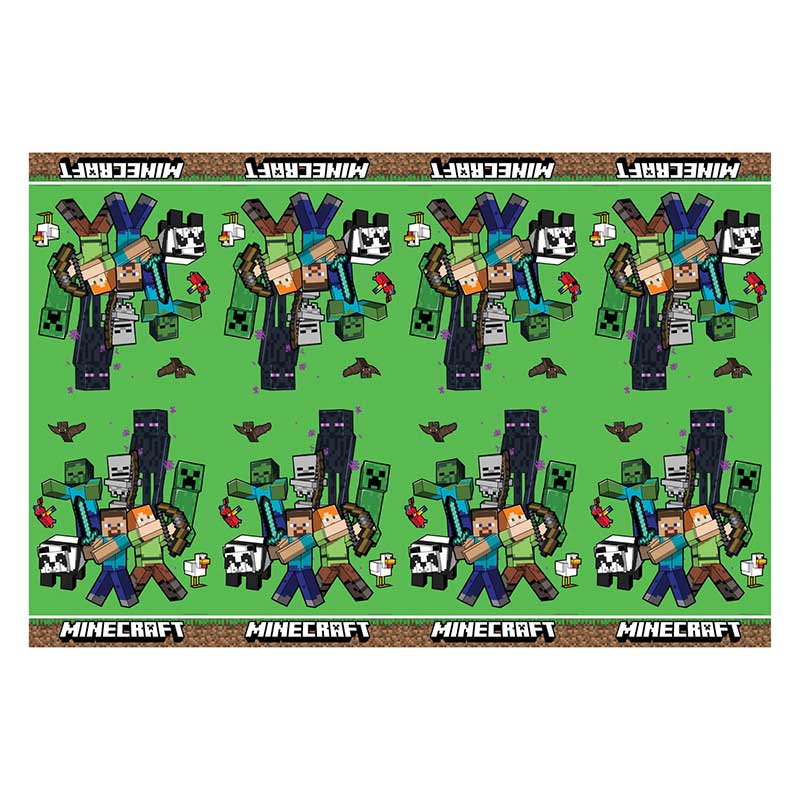 MINECRAFT PLASTIC TABLECOVER