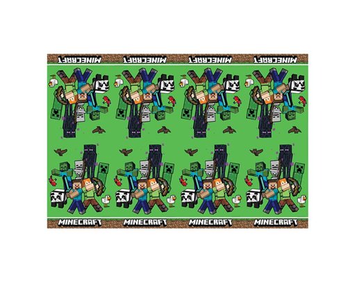 MINECRAFT PLASTIC TABLECOVER