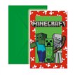 6PK MINECRAFT INVITATIONS