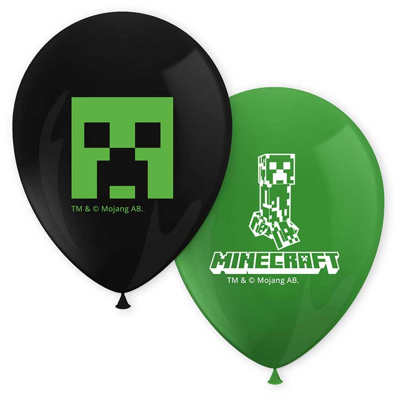 8PK MINECRAFT BALLOONS