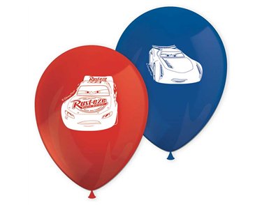 8PK DISNEY CARS PRINTED LATEX BALLOONS