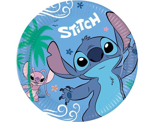 8PK 23cm STITCH PAPER PLATES