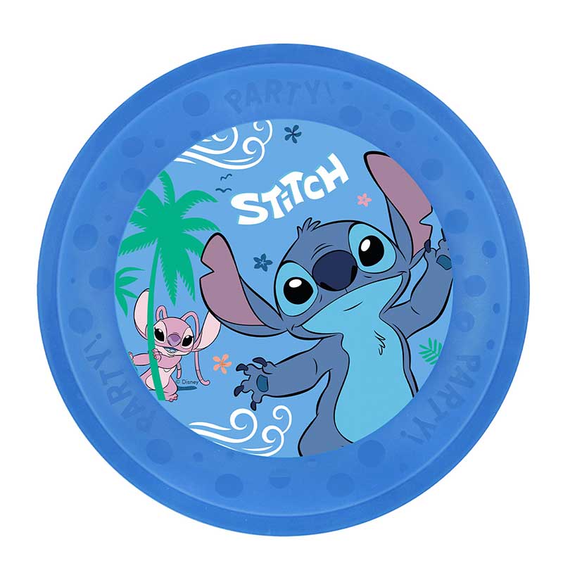 4PK 21cm STITCH REUSABLE PLATE
