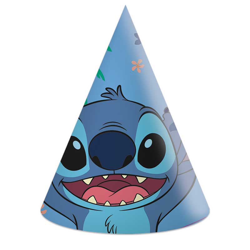 6PK STITCH PARTY HATS