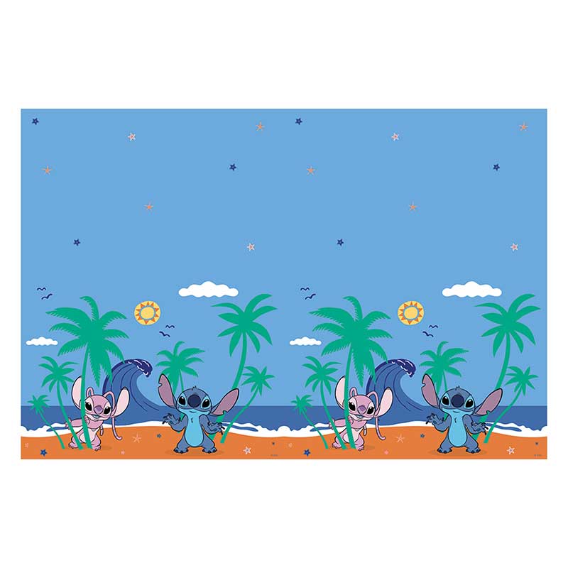STITCH PLASTIC TABLECOVER 120x180cm