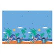 STITCH PLASTIC TABLECOVER 120x180cm