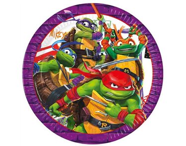 8PK 23cm TEENAGE MUTANT NINJA TURTLES PAPER PLATES