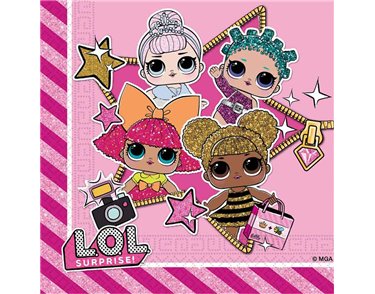 (20) LOL GLITTERATI L/NAPKINS