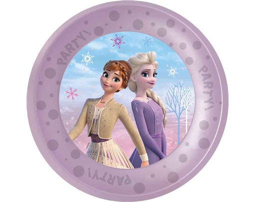 4PK 21cm FROZEN II WIND SPIRIT REUSABLE PLATES