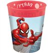4PK 250ml SPIDERMAN CRIME FIGHTER REUSEABLE CUPS