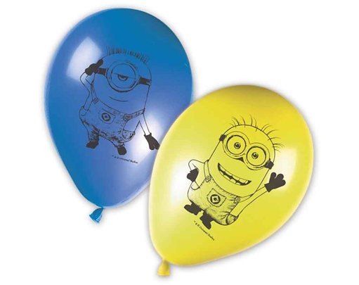 8PK MINIONS THE RISE OF GRU BALLOONS