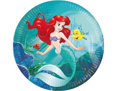8PK 23cm ARIEL CURIOUS PAPER PLATES