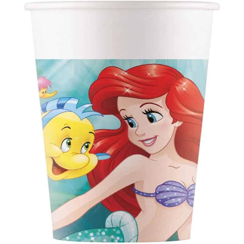 8PK 200ml ARIEL CURIOUS PAPER CUPS